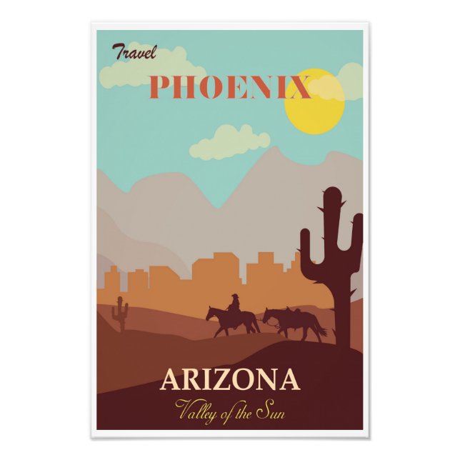 Phoenix Arizona Travel Poster (Front)
