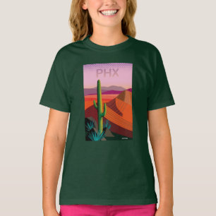 Phoenix Arizona   Travel Poster T-Shirt