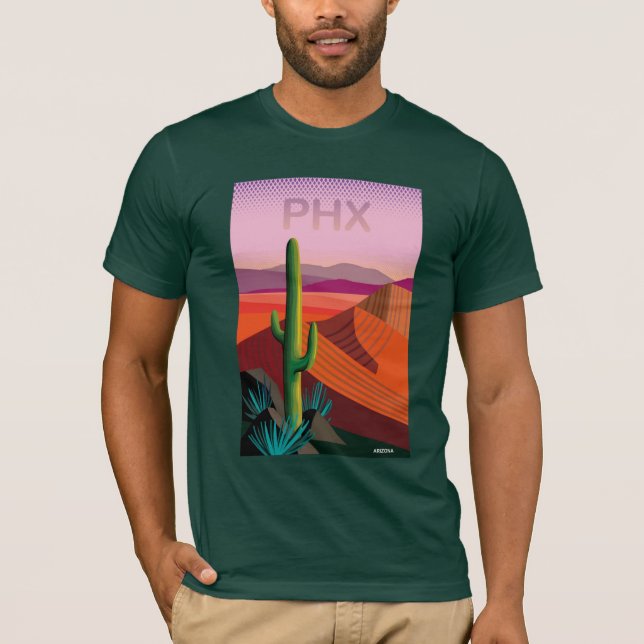Phoenix Arizona | Travel Poster T-Shirt (Front)