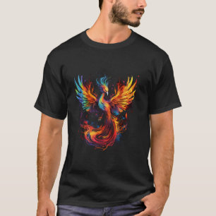 Phoenix Artwork Firebird Reborn Mythical Bird Reju T-Shirt