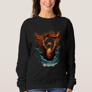 Phoenix Artwork Reborn Firebird Rejuvenation Mythi Sweatshirt
