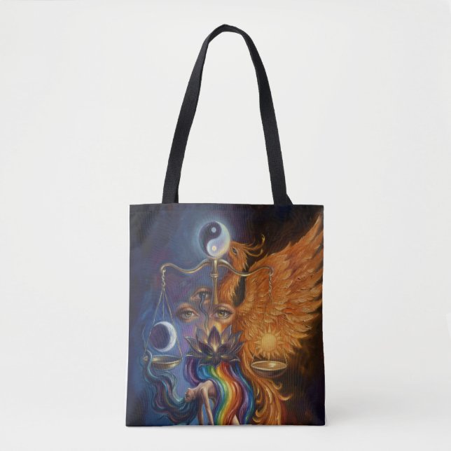 Phoenix Balance Spiritual Tote Bag (Front)