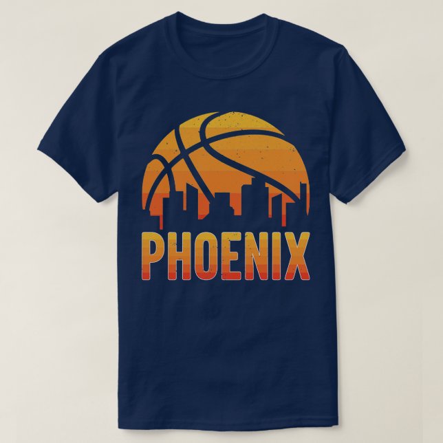 Phoenix Basketball City T-Shirt (Design Front)