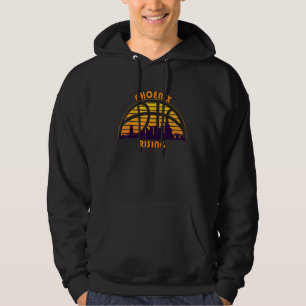 Phoenix Basketball Rising Sunset With Silhouette Hoodie