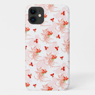 Phoenix Bird And Phoenix Flower Seamless Pattern Case-Mate iPhone Case
