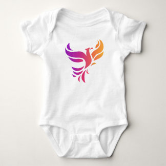 Phoenix bird baby bodysuit