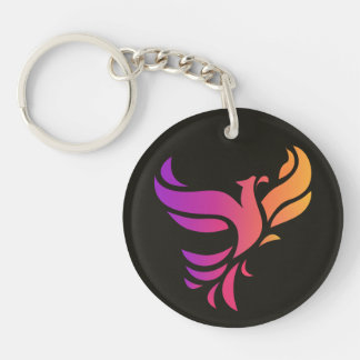 Phoenix bird key ring