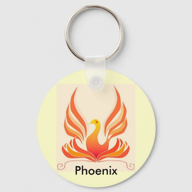 Phoenix Bird Key Ring (Front)