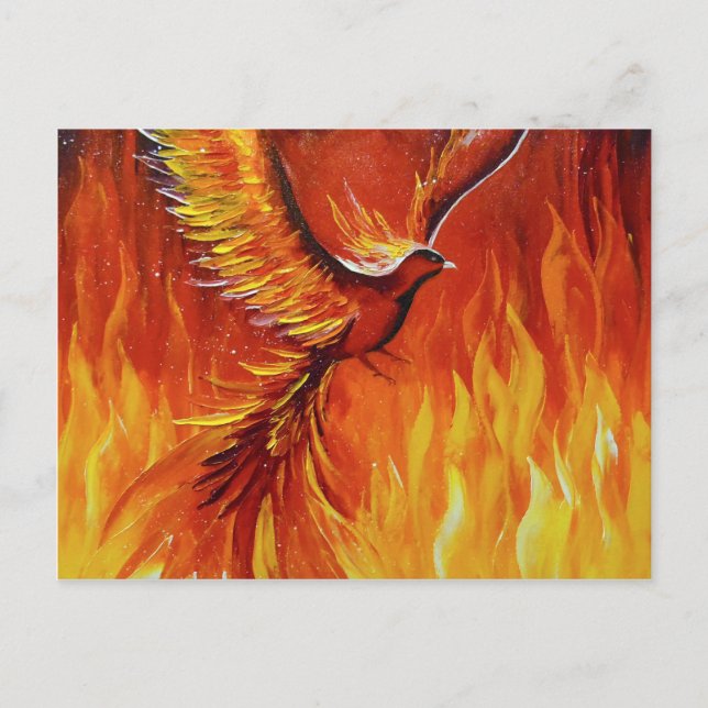 Phoenix bird postcard (Front)