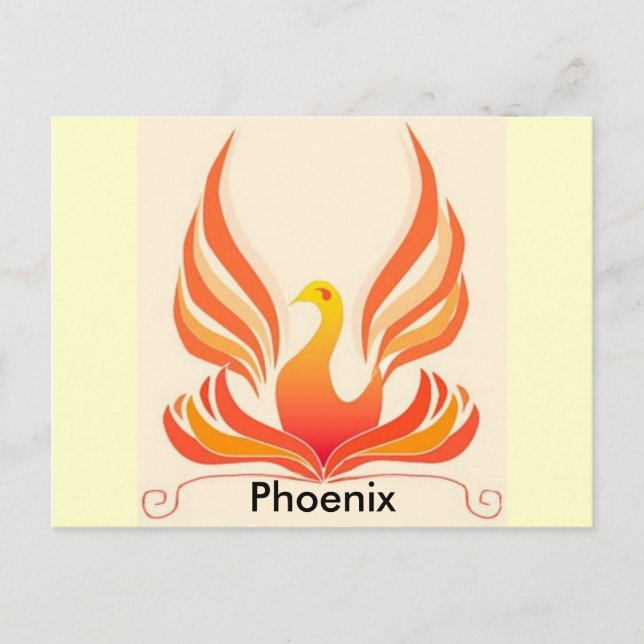 Phoenix bird postcard (Front)