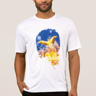 Phoenix Bird RISE ABOVE YOUR TROUBLES Sweatshirt T T-Shirt
