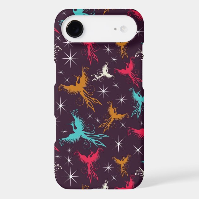 Phoenix Birds Figure Pattern Case-Mate iPhone Case (Back)