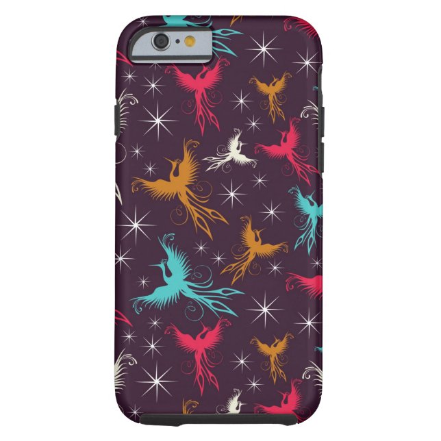 Phoenix Birds Figure Pattern Case-Mate iPhone Case (Back)