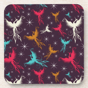 Phoenix Birds Figure Pattern Coaster