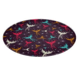Phoenix Birds Figure Pattern Cutting Board