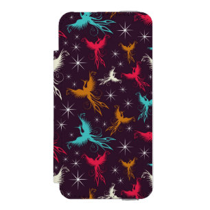 Phoenix Birds Figure Pattern Incipio Watson™ iPhone 5 Wallet Case