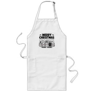 Phoenix City Arizona Merry Christmas Cats USA Long Apron