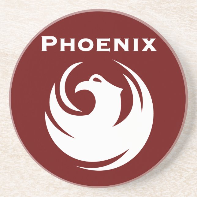 Phoenix city flag coaster (Front)