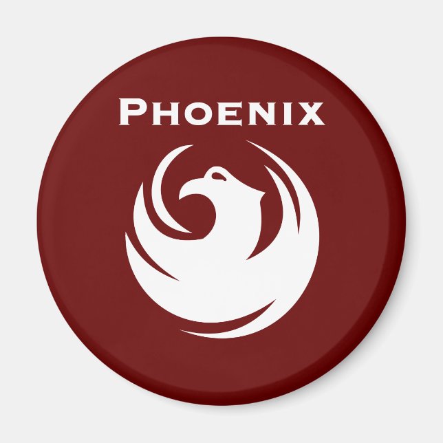 Phoenix city flag magnet (Front)
