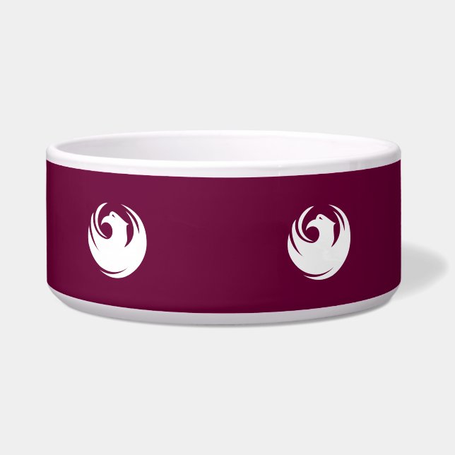 Phoenix City Flag Pet Bowl (Front)