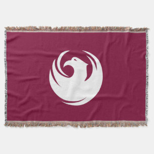 Phoenix city flag throw blanket