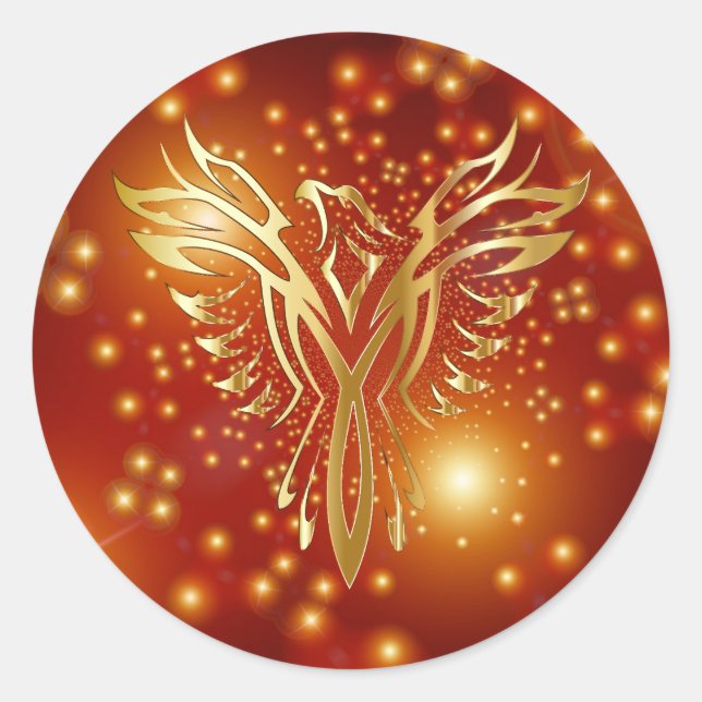 Phoenix Classic Round Sticker (Front)