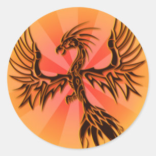 Phoenix Classic Round Sticker