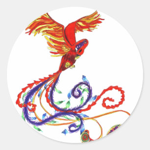 Phoenix Classic Round Sticker