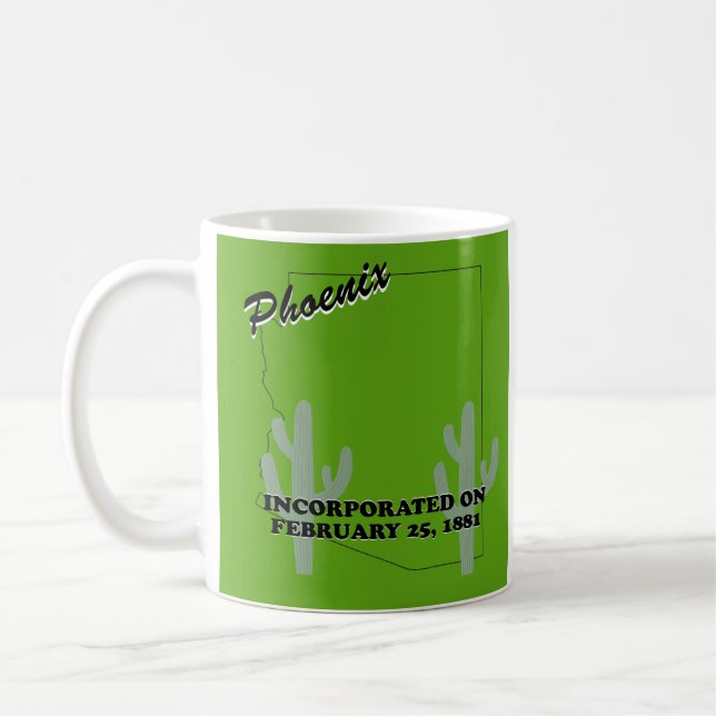 Phoenix coffee mug  (Left)
