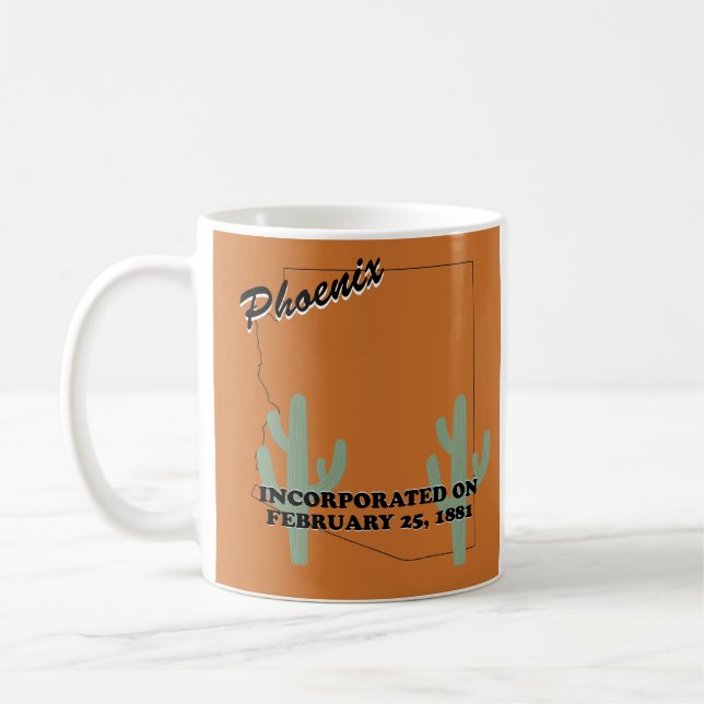 Phoenix coffee mug  (Left)