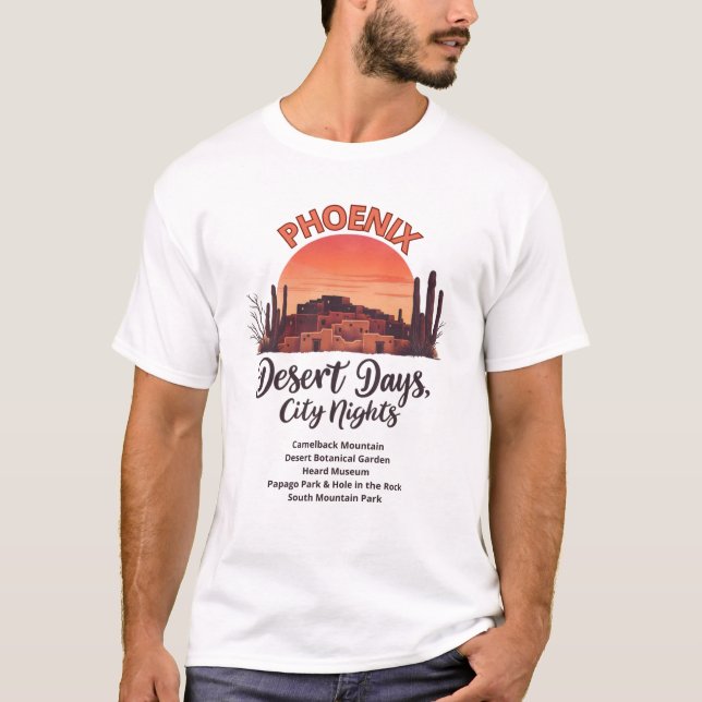  Phoenix “Desert Days, City Nights” T-Shirt (Front)