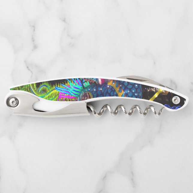 Phoenix Dragon Lantern Corkscrew (Front)