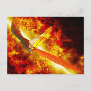 Phoenix Fantasy Gothic Postcard