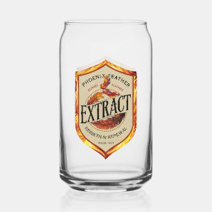 Phoenix Feather Extract Halloween Party Vintage Can Glass