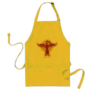 Phoenix fire bird cool apron design