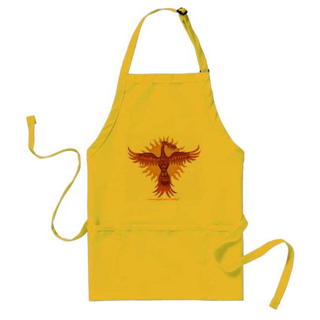 Phoenix fire bird cool apron design (Front)