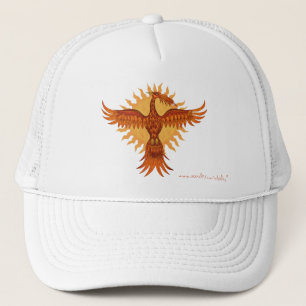 Phoenix fire bird cool hat design