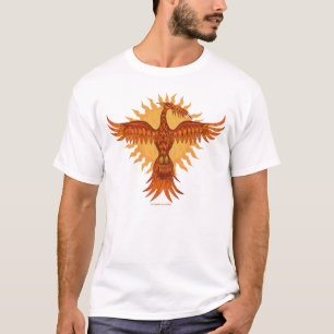 Phoenix fire bird cool t-shirt design