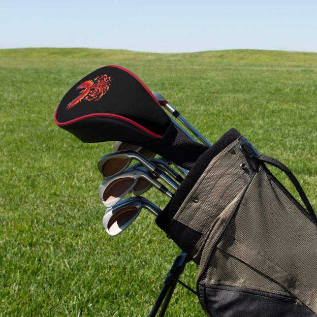 Phoenix Fire Bird Magical Golf Head Cover (In Situ)
