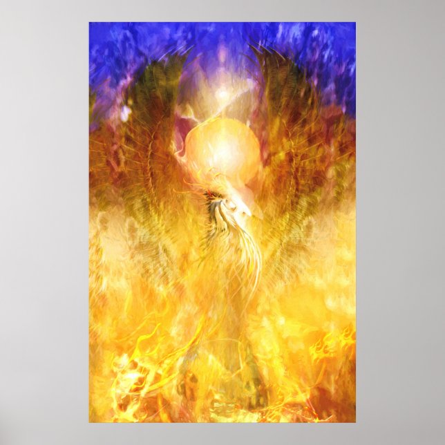 Phoenix Fire Bird 	TRANSMUTATION Poster (Front)