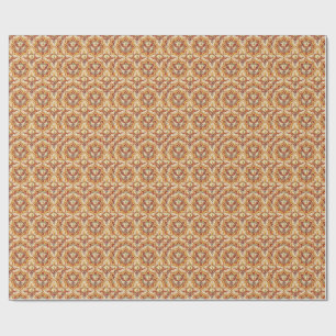 Phoenix Fire Mandala Spiritual Design Pattern Art Wrapping Paper