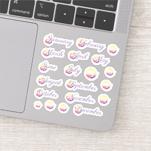 Phoenix Fire Month Custom-Cut Vinyl Sticker