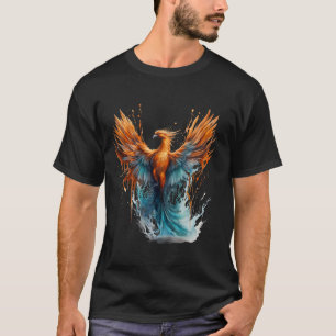 Phoenix Firebird Rejuvenation Mythical Bird Artwor T-Shirt