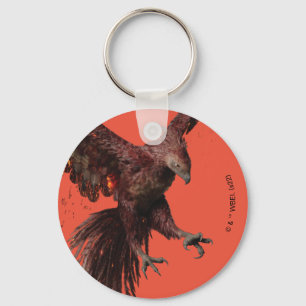 Phoenix Flying Graphic Key Ring