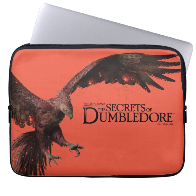 Phoenix Flying Graphic Laptop Sleeve (Front)