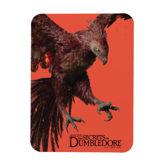 Phoenix Flying Graphic Magnet (Vertical)