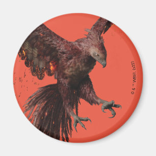 Phoenix Flying Graphic Magnet