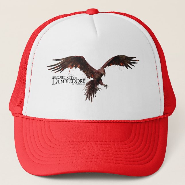 Phoenix Flying Graphic Trucker Hat (Front)