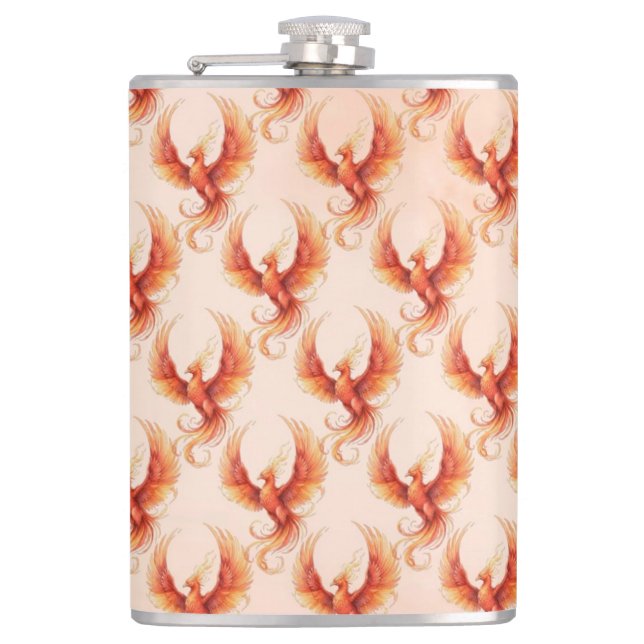 Phoenix Hip Flask (Front)