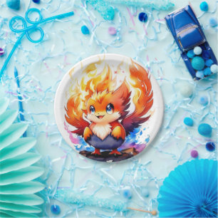 Phoenix Kids Birthday Paper Plate